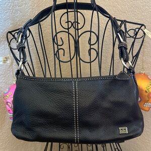 The Sak Black Textured Shoulder Bag